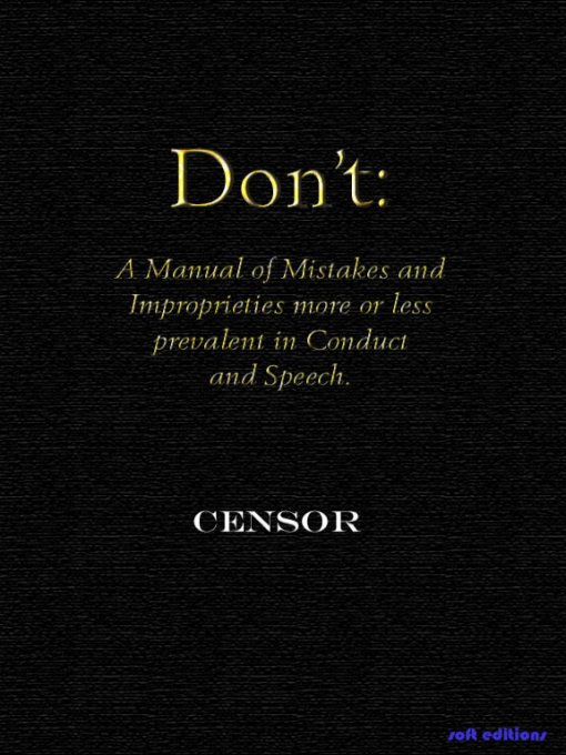 Title details for Don't by Censor - Available